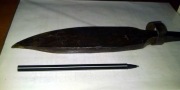 Казацкий масивный нож с втулкой