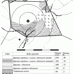 Почвенный покров ограниченой ресурсной зоны поселения Автуничи в XII в.