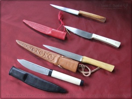 Обеденные ножи 13-15 века