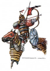 Монгольский всадник, 12 - начало 14 века. Худ. М. Горелик