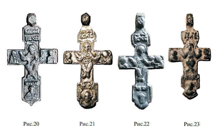 Нательные килевидные кресты XV - XVI веков, Иисус Христос Пантократор