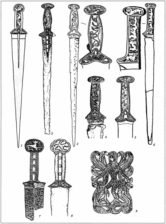 Скифские мечи VI-V века типа Четомлык и их онаментация