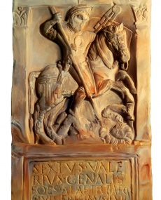 Надгробие Секста Валерия Гениалиса из Ala I Thracum. Вторая половина I в. н.э. Киренчестер.