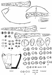Находки в древнеславянском погребении 5-7 века